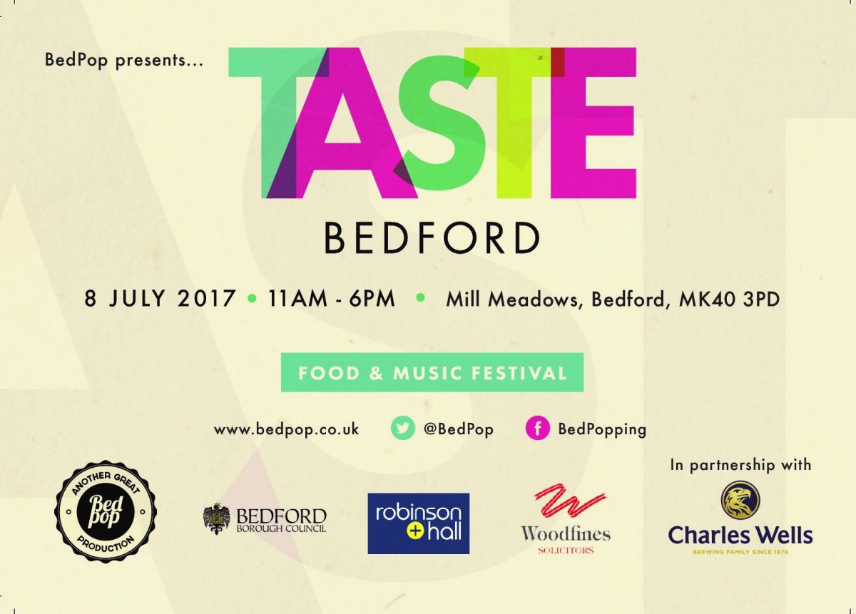 #Taste #Food &amp; #Music #Festival TODAY #MillMeadows we'll be popping up with our friends from <a href="/BedfordPavilion/">Pavilion at The Park</a> - see you there #coffee #cake