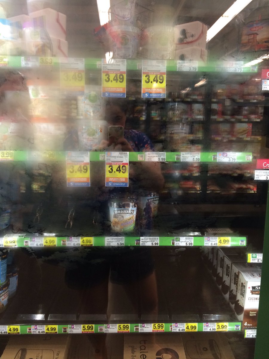 hoityandtoity's tweet photo. @benandjerrys Damn you heat!!!!  Sold out Ben and Jerry's at the store! You would think we lived in the desert. #noicecreamforus https://t.co/bRXM2EUqN2