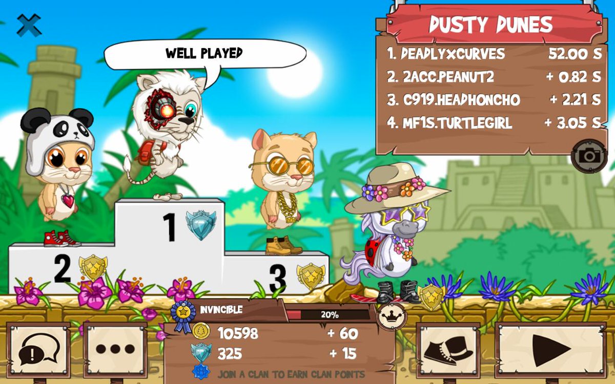 ChocoDeathKiss's tweet photo. All those guys just got washed #funrun2 #Peanut2 #HeadHoncho #turtlegirl https://t.co/Ks9ViB5JEu