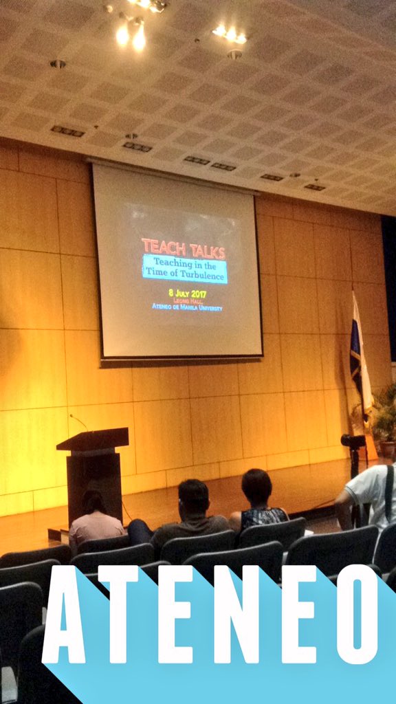 eenahalvarez's tweet image. UST-GUTs Representatives at #TeachTalks 🐯💛💙