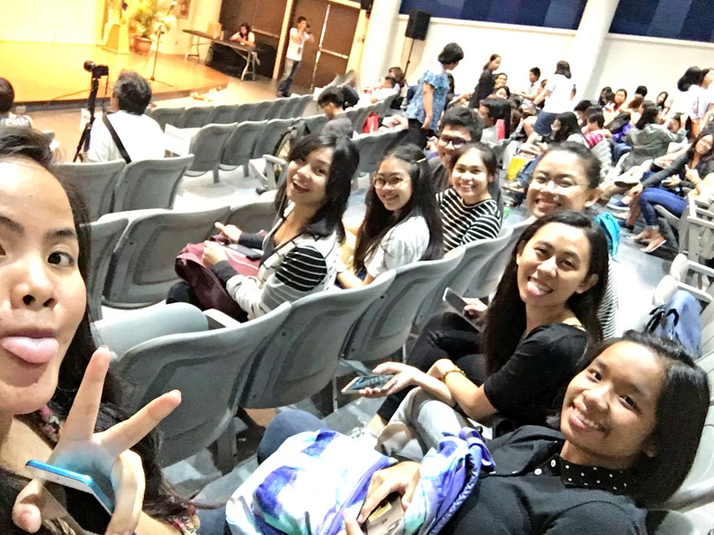 eenahalvarez's tweet image. UST-GUTs Representatives at #TeachTalks 🐯💛💙