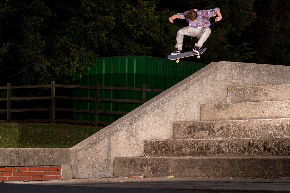 Sidewalkmag's tweet photo. Kris Vile #switchheel in #Nottingham shot by #andrewhorsley @vansskate @almostskate #sidewalkmag #ukskateboarding https://t.co/meAyDEJWVo