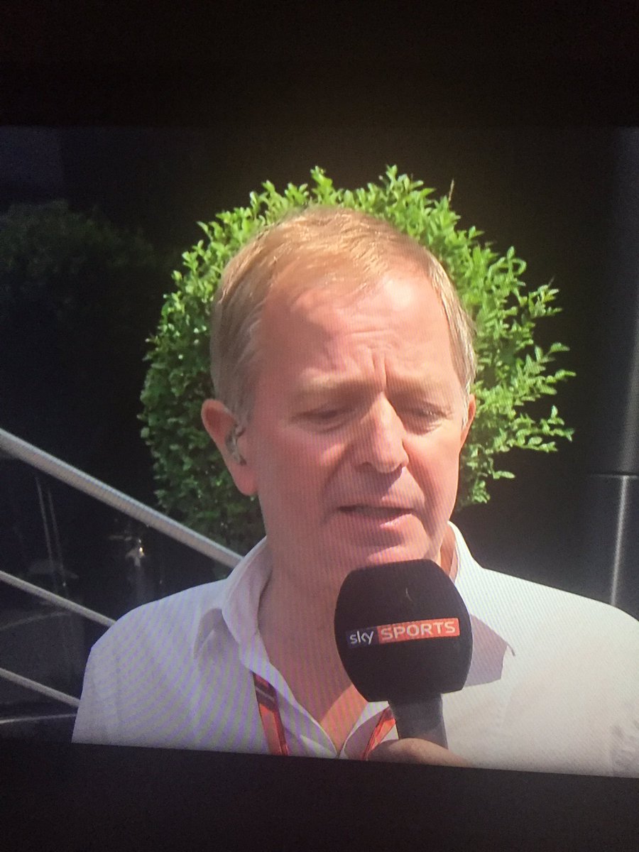 Not sure about <a href="/MBrundleF1/">Martin Brundle OBE</a> 's new hairstyle on <a href="/SkySportsF1/">Sky Sports F1</a> yesterday? <a href="/CroftyF1/">David Croft</a>
