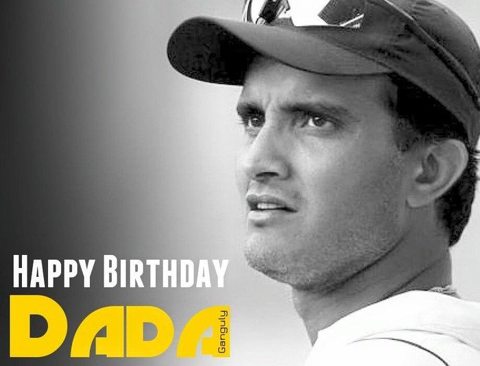 Happy Birthday Sourav Ganguly | Dada wished by teammates | fans as he turns 44  