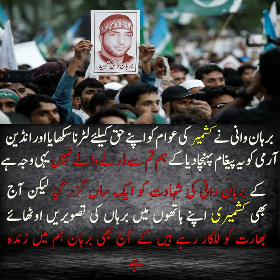 FarhanKVirk's tweet image. #BurhanWani Today every Pakistani and every Kashmir around the world is Burhan Wani. They are speaking for him