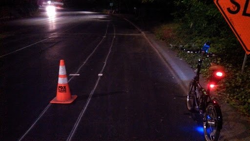 enobacon's tweet photo. @_The_Clearing @__P__J @AdamHerstein I saw this on the way home @PBOTrans.  I had no idea you were working this far west!  Awesome #workzoneFTW job on BH-Hwy at SW ~40th. https://t.co/elcF76ssa6