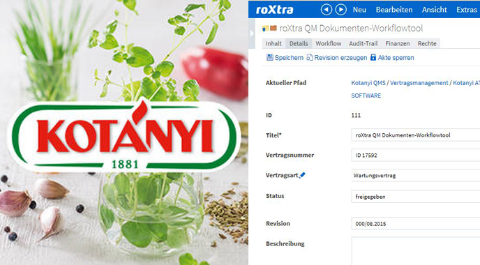 Roxtra_QM's tweet photo. Innovative #Dokumentenlenkung mit der #Software #roXtra bei Kotányi | Rossmanith QM Blog https://t.co/Hp2J5nOIbi #Qualitätsmanagement https://t.co/clMvEqOSmz