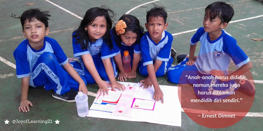 JoyofLearning21's tweet photo. “Anak-anak harus dididik, namun mereka juga harus dibiarkan mendidik diri sendiri.” - Ernest Dimnet
@Haidar_Bagir https://t.co/9yIzk3Hx8b