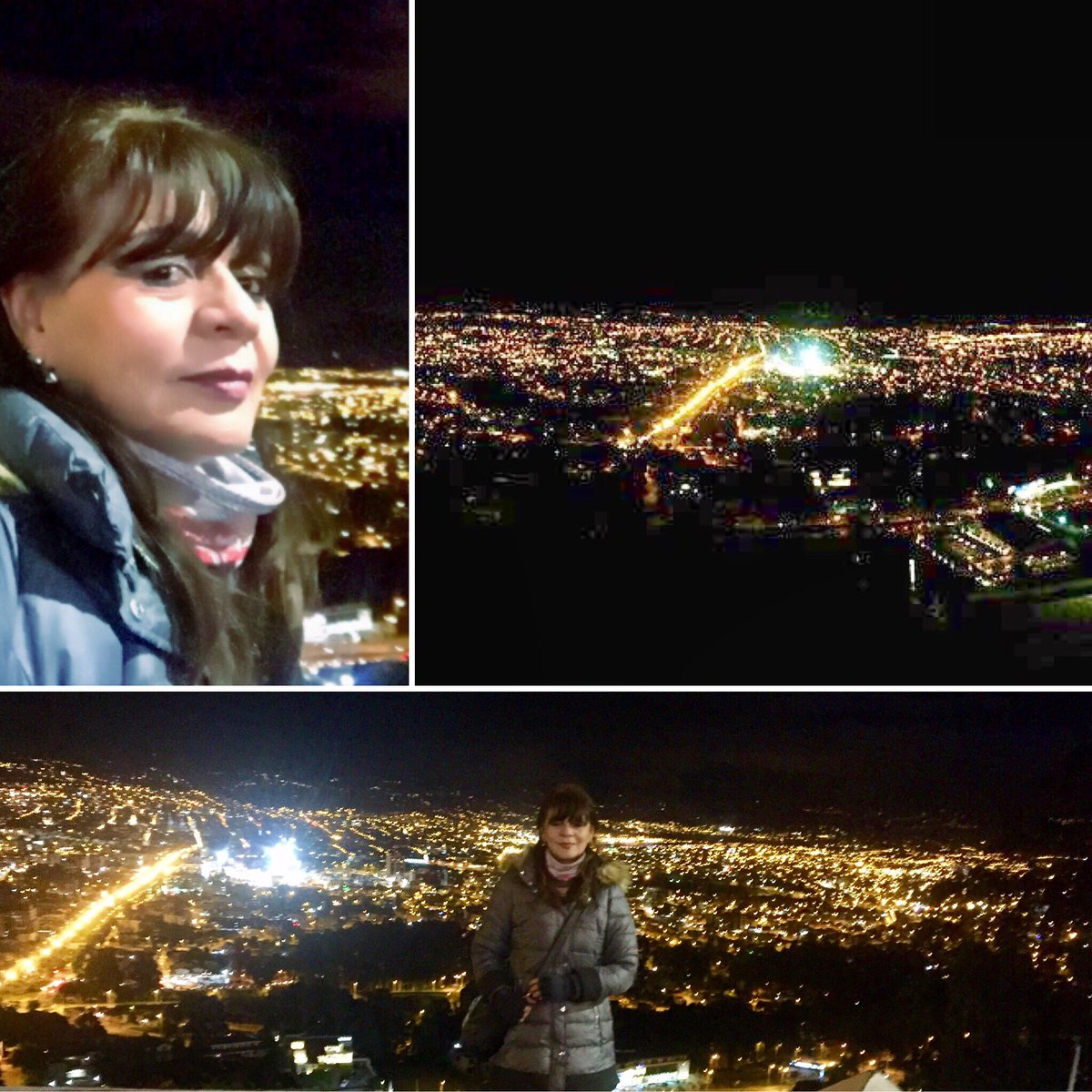 353Elsa's tweet image. Vista de Cuenca-Ecuador#Mirador de Turi#Bella noche#😊
