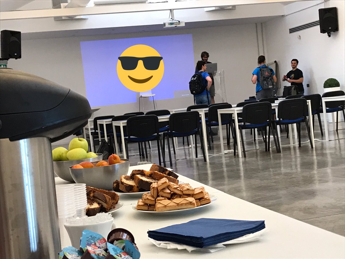 garusky's tweet photo. Good morning 
#FutureWP Milan 
Coffee break is waiting for you https://t.co/9gJj1ezxml