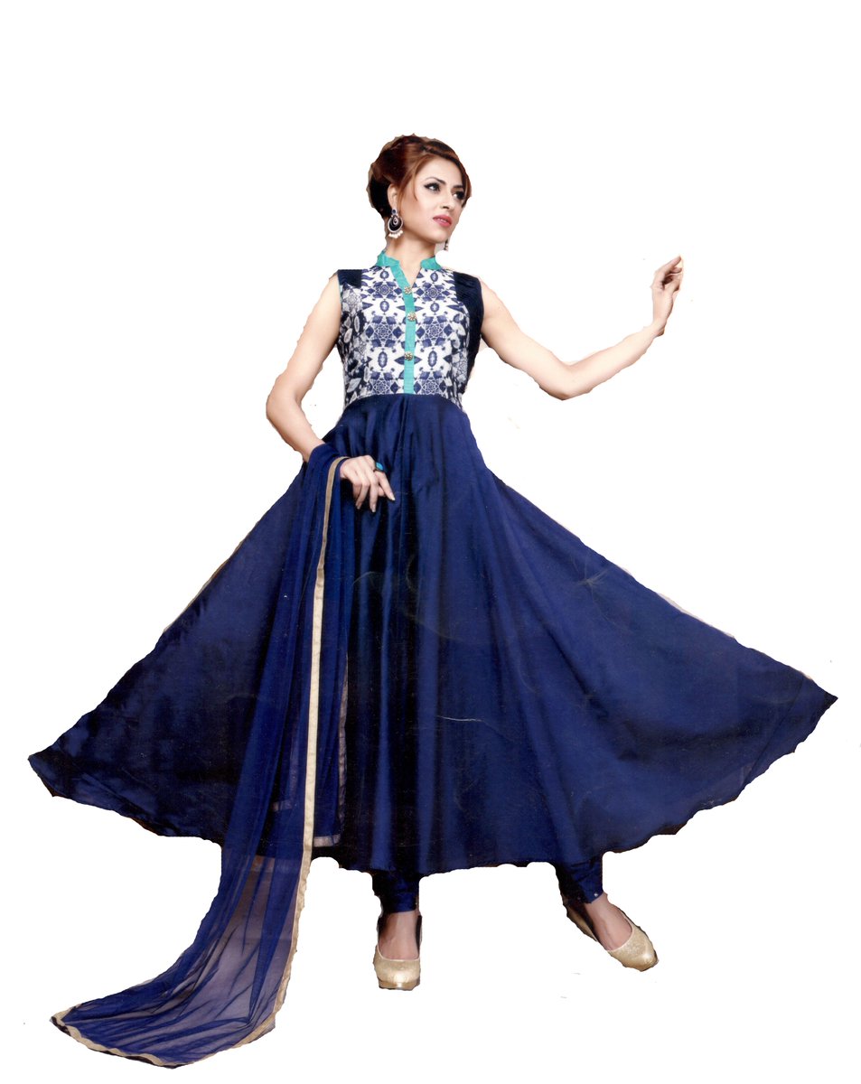 half anarkali suit