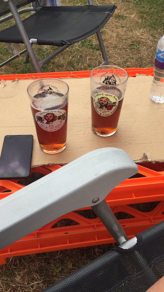 Day two and the sunshine is back! #ale #cider #pork #fun #StratforduponAvon <a href="/StratBeerFest/">Stratford Beer Fest</a>