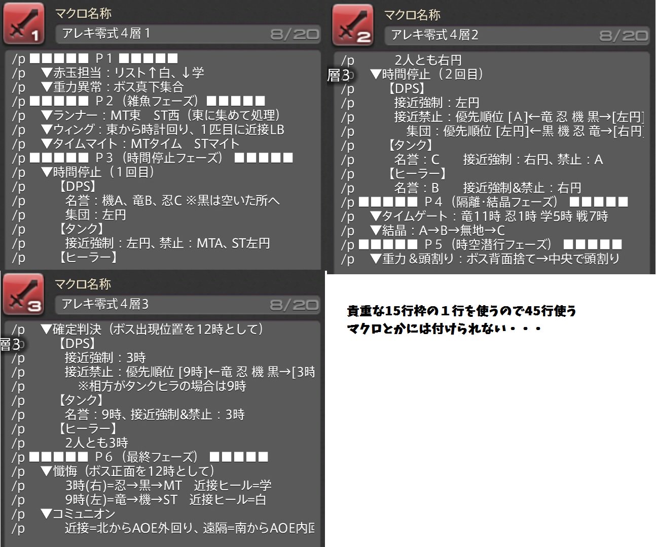 いはち 4 0からマクロ一覧が２ページ 0個 になり 皆様既に埋め尽くされたことだと思います 特にタンクは色々な場面でマクロを使うと思うので アイコン整理に Miconを多用すると思います Ff14には多くのアイコンがあるので 有効活用して整理しよう