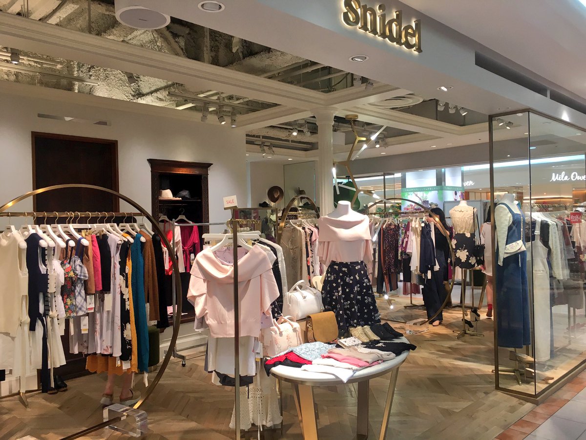 名古屋parco 名古屋パルコ Ar Twitter 西館2f スナイデル Cuteなアイテムから落ち着いたアイテムまでsale価格