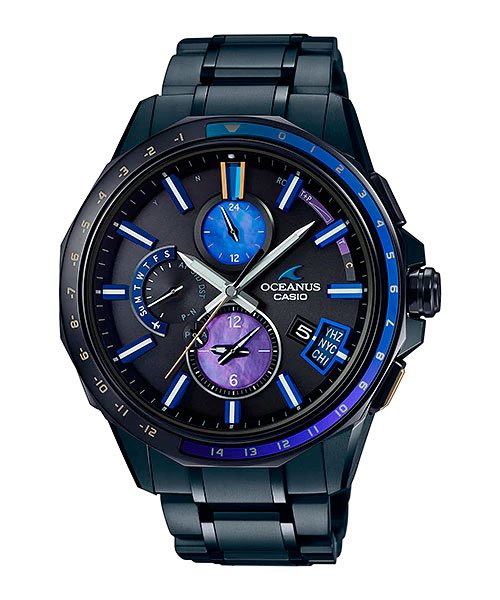 casio oceanus blue