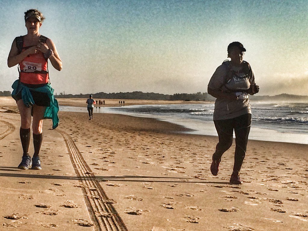 Miles and miles of beautiful #beach on the first #iSimangalisoTrailChallenge <a href="/iSimangalisoTR/">iSimangaliso Trail</a> <a href="/KZNTRAILRUNNING/">KZN Trail Running</a>