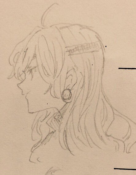 横顔描きたかったのでスレイヤーズの4人組👭👬 