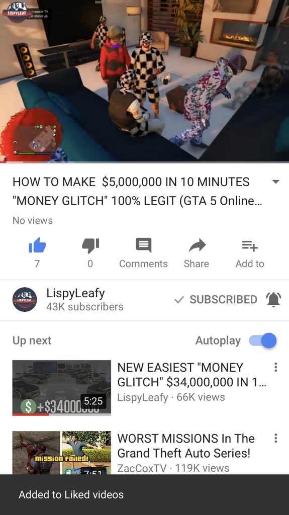 LucasChappell4's tweet photo. @LispyLeaf @YouTube 7th like 😊 https://t.co/fZB4PyQGXX