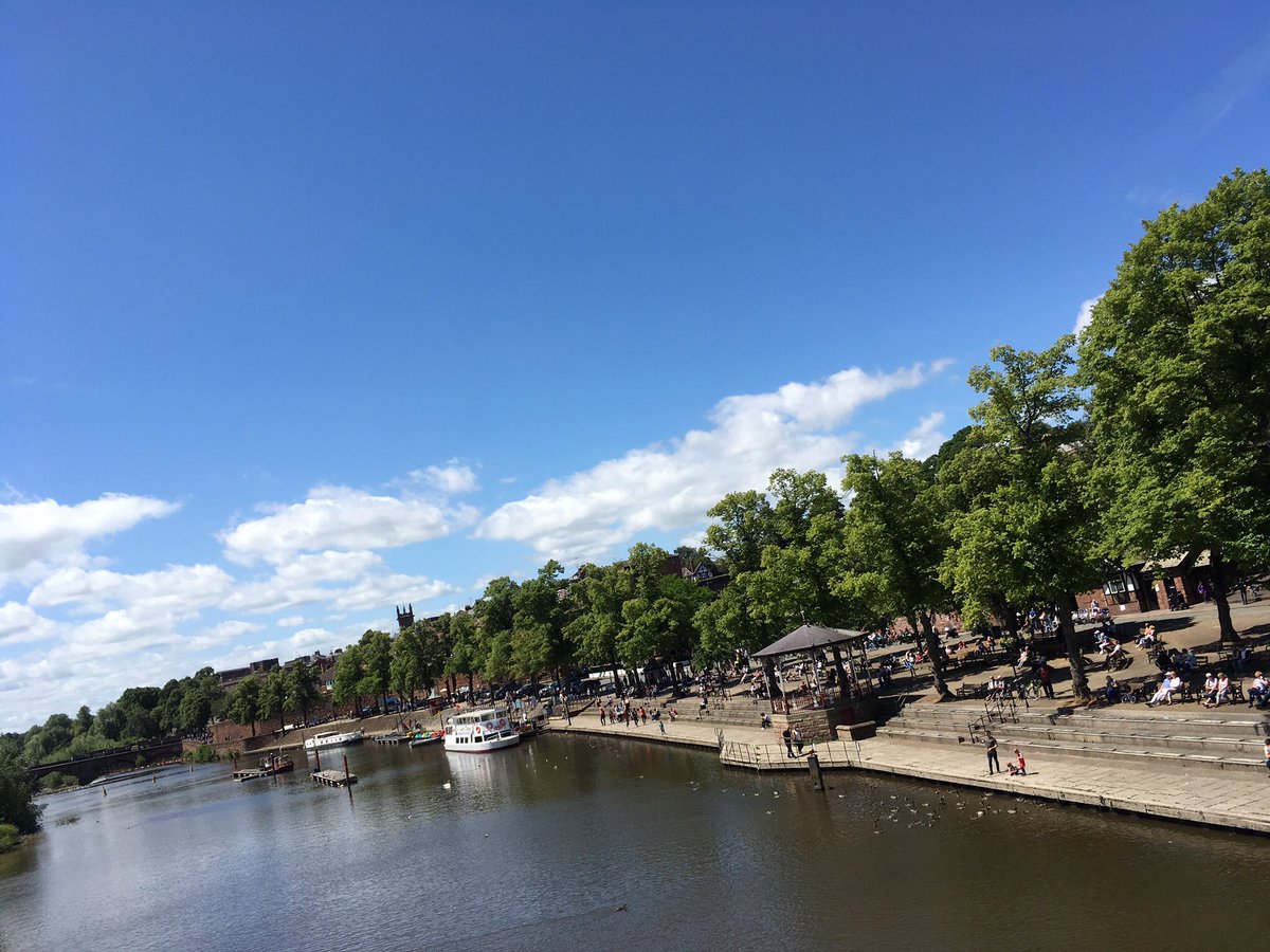 bengalboybell's tweet photo. #Chester on a sunny day. #chesterrocks @ladysazzle42 @ChesterChron @ShitChester https://t.co/txvC6Bzxb8
