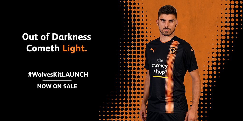 Wolves's tweet photo. The Wolves 2017/18 away kit is available in store and online today. https://t.co/cbIVOIcJ05