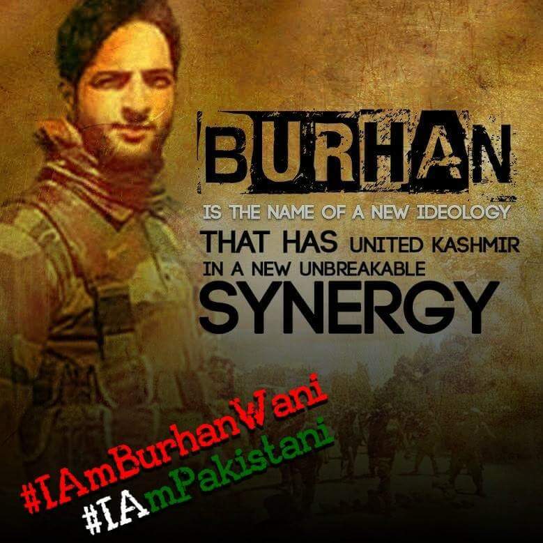 iamhamzaabbasi's tweet image. #BurhanWani #IAmBurhanWani #IAmPakistani Che Guerra of Kashmir who stood up against oppression of Indian occupation force.