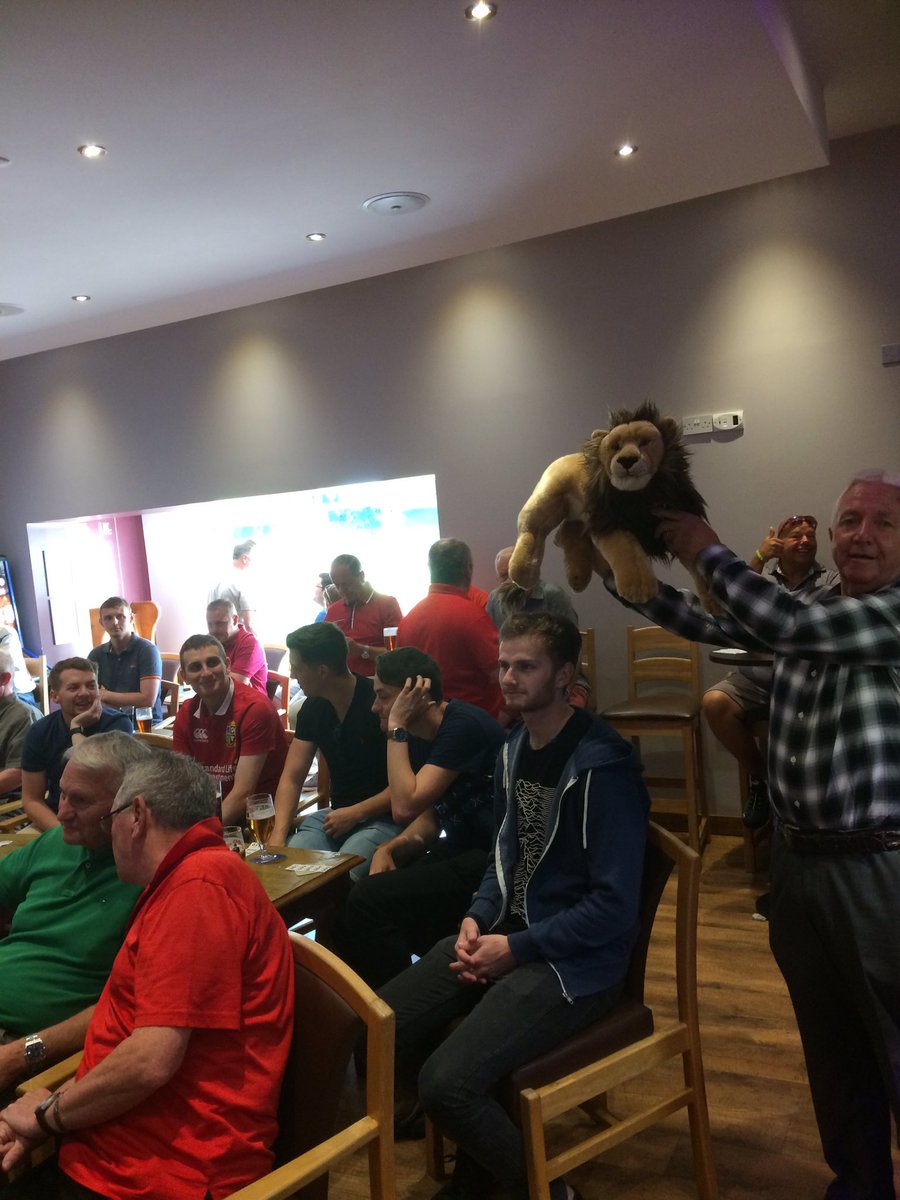 Good turn out, good breakfast, good match - comon the Lions!
