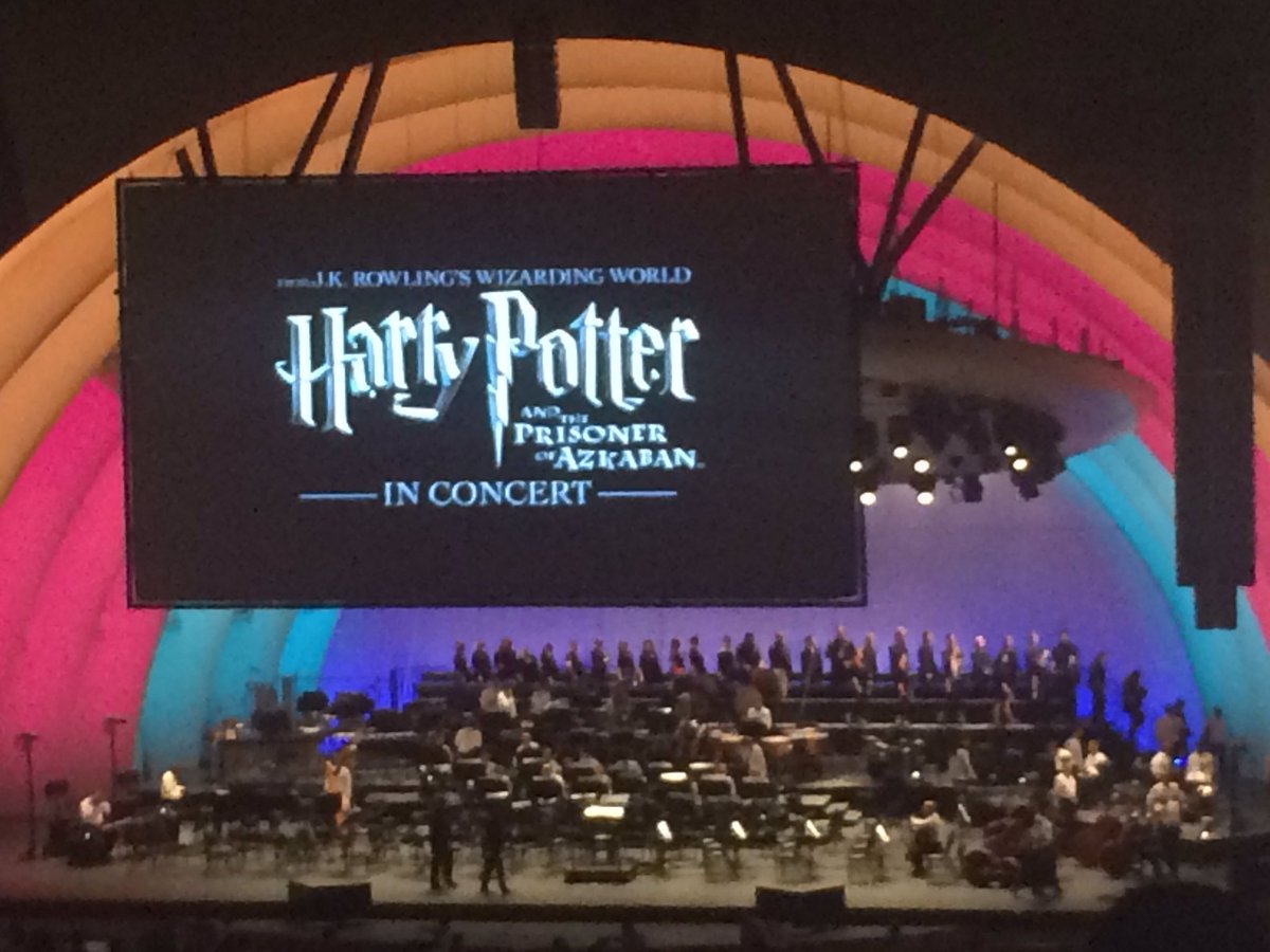 Reenie_Hutton's tweet photo. Thank you @HollywoodBowl @LAPhil #justinfreer & #CSUuniversitySingers for a #magical night of movie going! #HarryPotter&thePrisonerofAzkaban https://t.co/7nRrSYiLvp