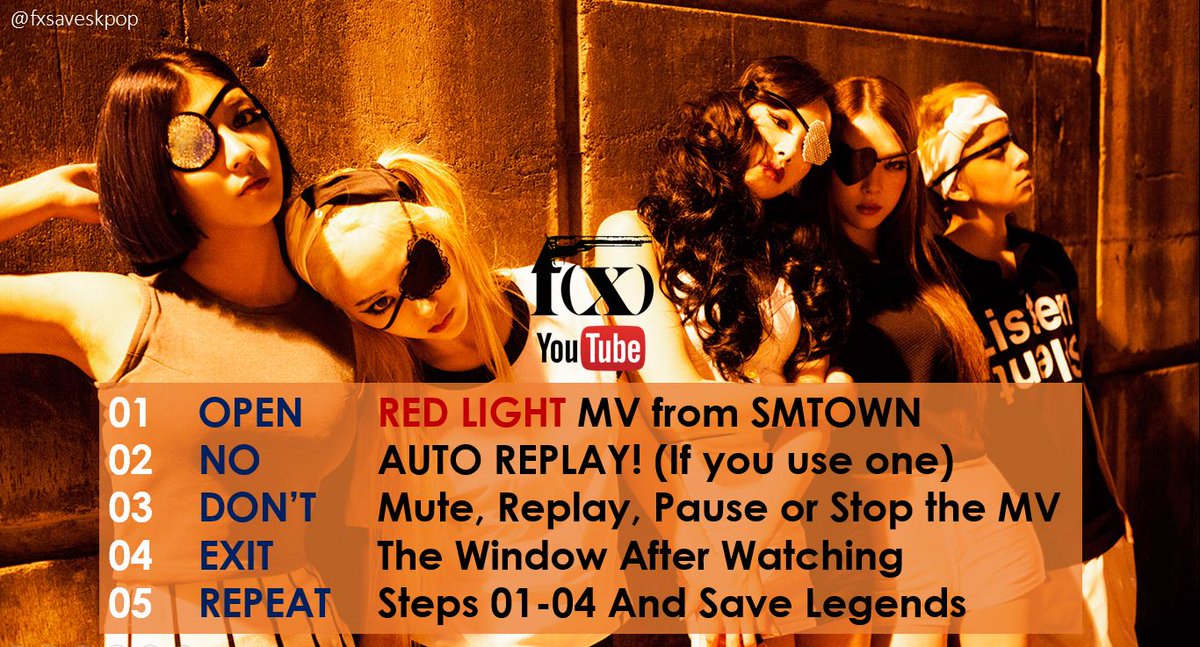 fxsaveskpop's tweet photo. MEUS, KEEP TWEETING #MeUsWithLuna and let's stream #RedLightProject to 100M Views as one of our #8YearsWithfx activities. ๐๐ https://t.co/VNF9GfPU8x