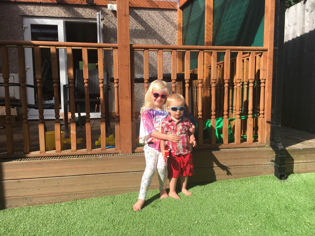 Summer is here at the new Craggs' house, Norton Sheffield