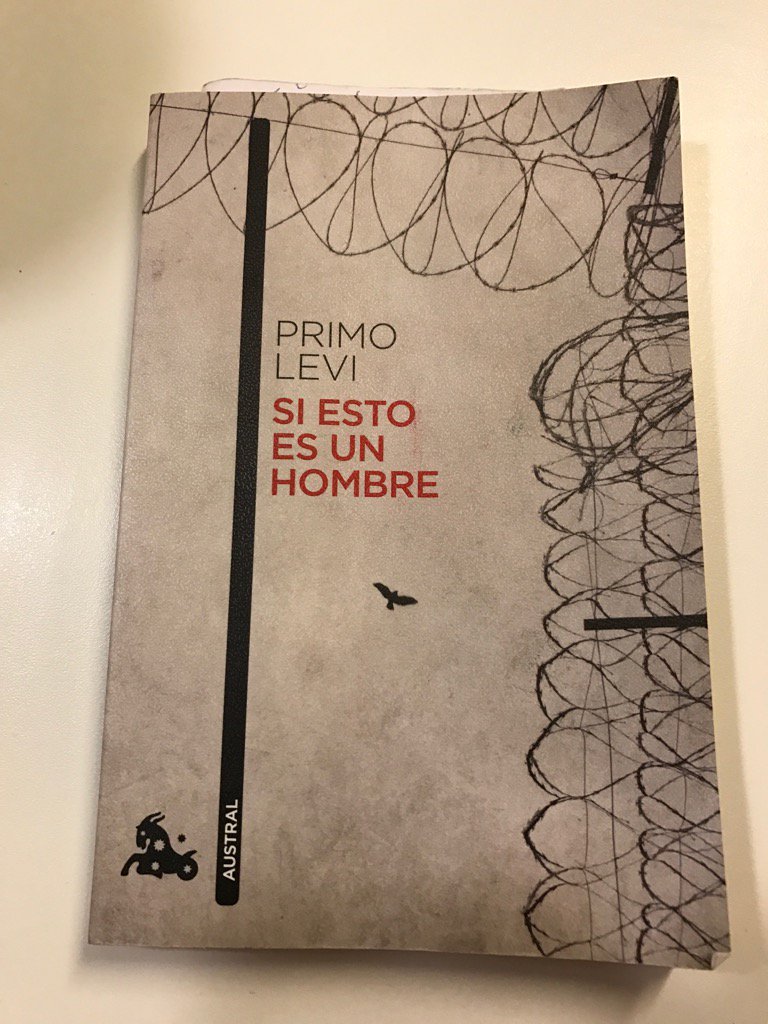 estsanchezt's tweet photo. Y Himmler decía "debéis ser sobrehumanamente inhumanos" y Levi en este libro lo explica...#malradical https://t.co/sPILw9ak09