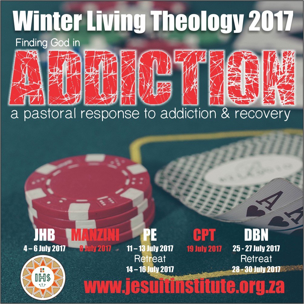 JesuitInstitute's tweet photo. #WLT2017:
Port Elizabeth 11-13 July
Cape Town: 19 July
Durban: 25-27 July
#Addiction
#Recovery https://t.co/lWlrrsn3GS