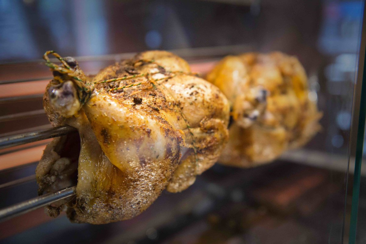 NutritionJoes's tweet photo. Enjoy rotisserie chicken for two from £14.95. Includes two half chickens, delicious NJs deli salad and our signature sweet potato fries. https://t.co/AO7xB4xXCh