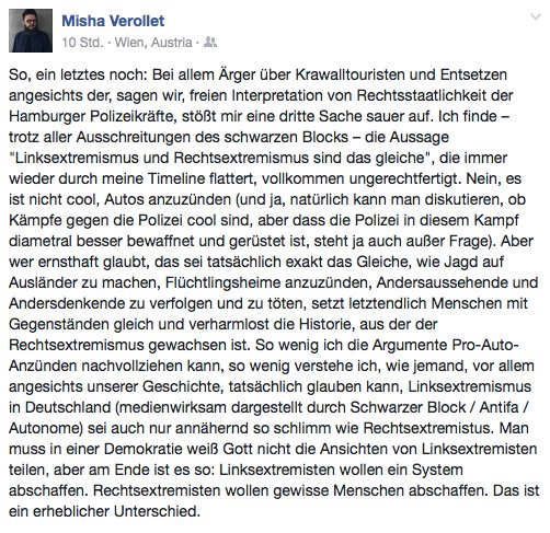 ralphruthe's tweet image. Warum die Aussage "Linksextrem oder Rechtsextrem - beides gleich schlimm" nicht richtig ist. 

via @misharrrgh