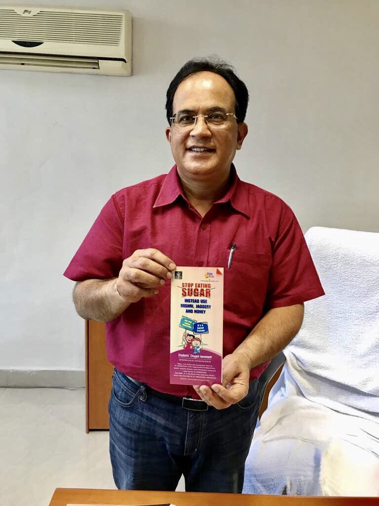 krbinodsingh's tweet photo. 'Quit Sugar' campaign for you, me and everybody. Thank you so much Brijesh Mehrotra Sir...
https://t.co/wekPHHKZx3 https://t.co/bb5Z9E93z4
