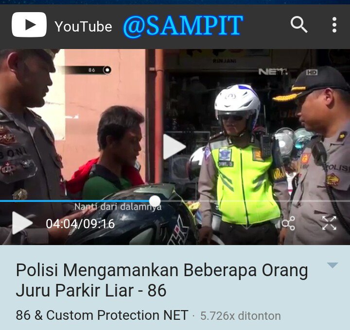 SAMPIT's tweet photo. [Video] Polres Kotim Mengamankan Juru Parkir Liar https://t.co/jM9Fs0wABy #NET86 #SAMPIT https://t.co/Bjnmva0fMP