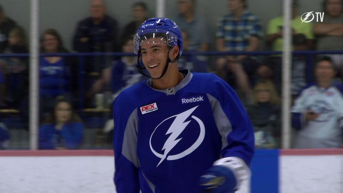 SJSeaDogs's tweet image. Mathieu Joseph was mic'd up at @TBLightning Development Camp. Hear what he had to say: atnhl.com/2u3xMvS