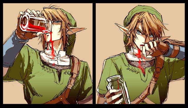 Hyrule___Link's tweet image. Messy drinker much 😂💖