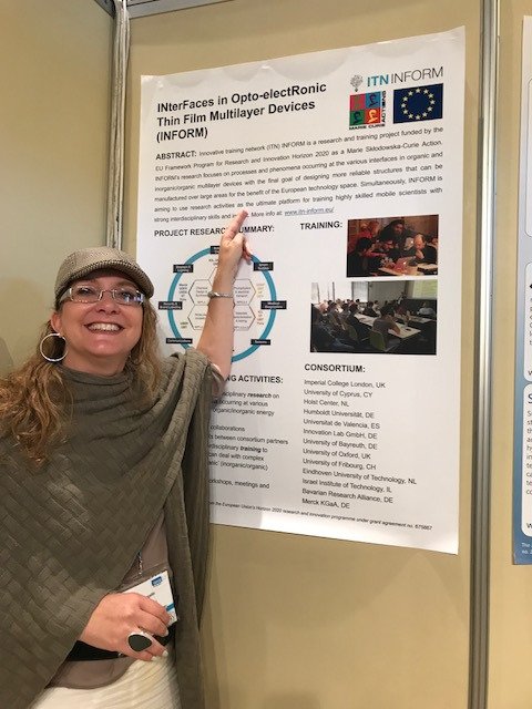 ITN_INFORM's tweet image. Dissemination of INFORM project via flyers and poster at  #ISFOE17 / #nanotexocoly17 meeting in Thessaloniki (Greece, 03-07 of July 2017)!