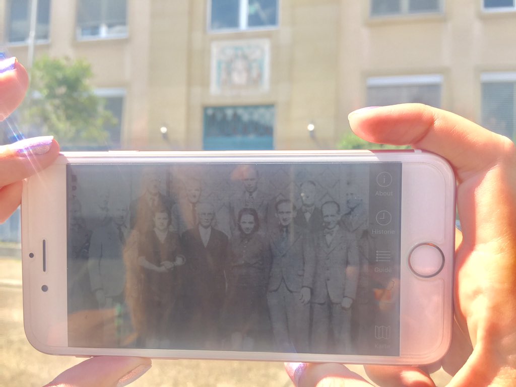 Seit heute ist <a href="/StadtgeistKA/">Stadtgeist Karlsruhe</a> auch in Knielingen verfügbar &amp; erzählt euch über das #Smartphone die Geschichten von früher.📱 #augmentedhistory