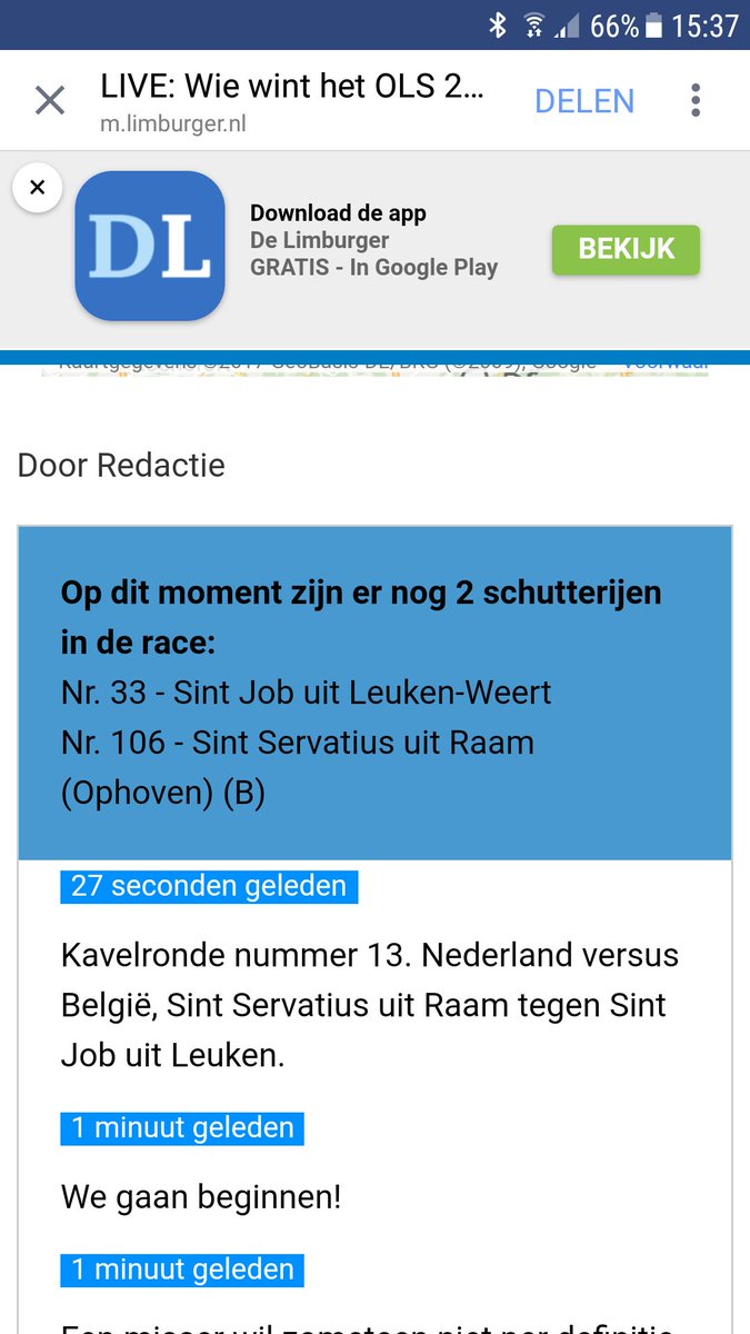 DeKruys's tweet photo. SPANNEND #ols2017 Leuken bij de laatste 2. @_weert https://t.co/4NpDwln6cj