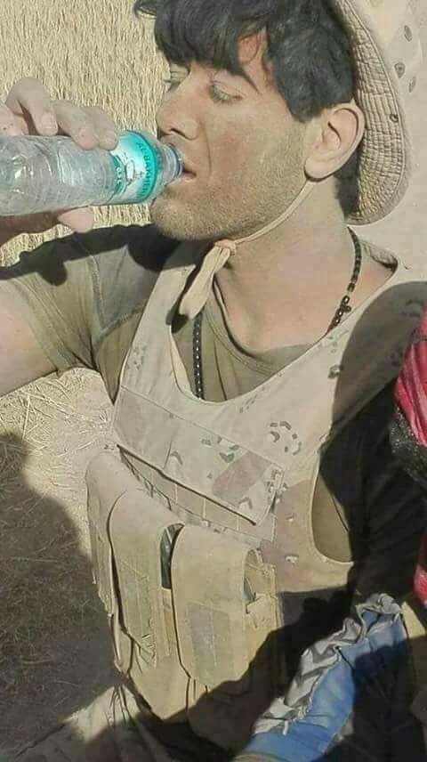 تراب العراگ غالي نتعفر بطيبة عطر المسك والعنبر  #الحشد_مهندس_النصر