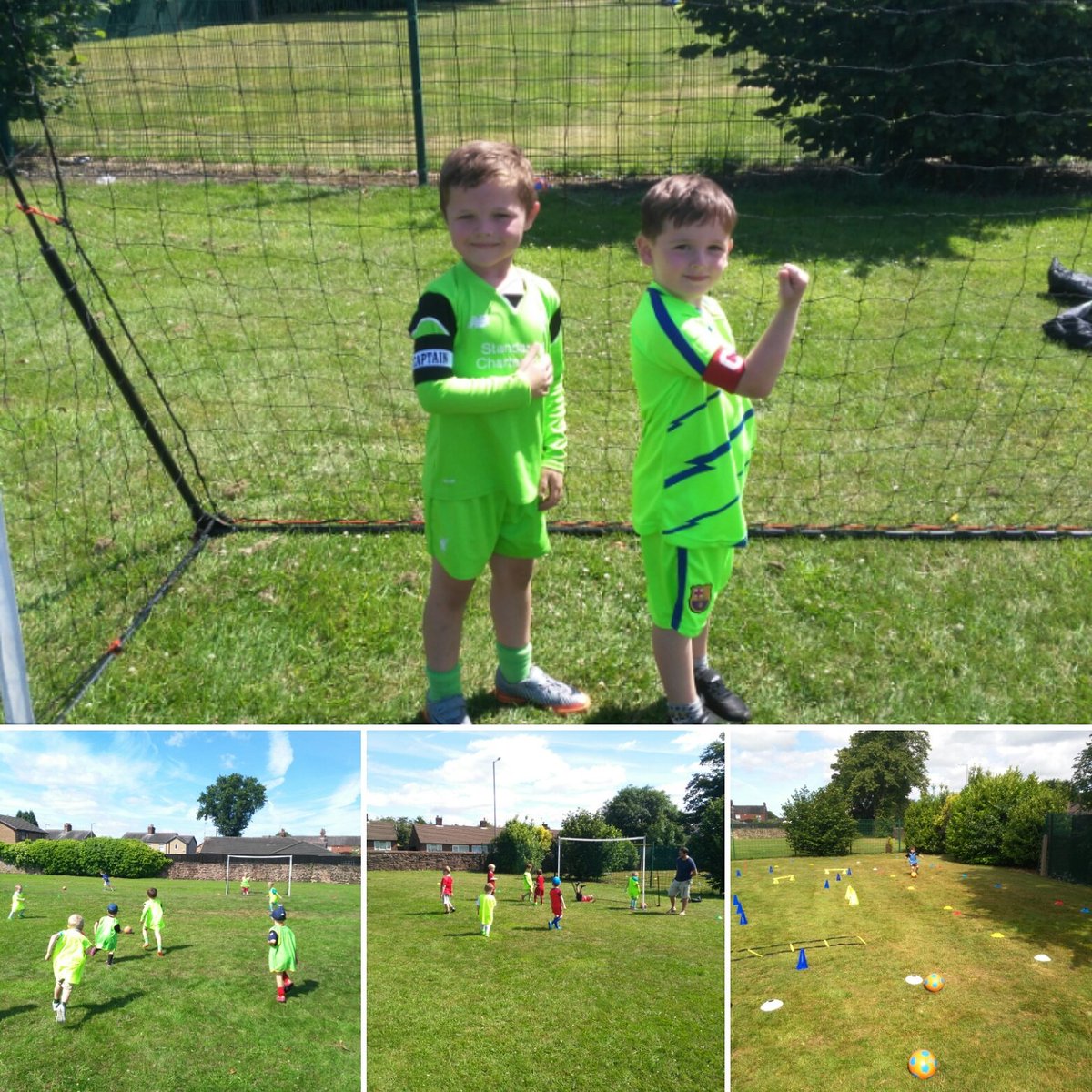 StHelensFutsal's tweet photo. Great Little Dribblers sessions this morning, 25 plus kids, wow. Congratulations to our Captains of the Week - Aiden and Bobbie. https://t.co/YPEAHUbXNN