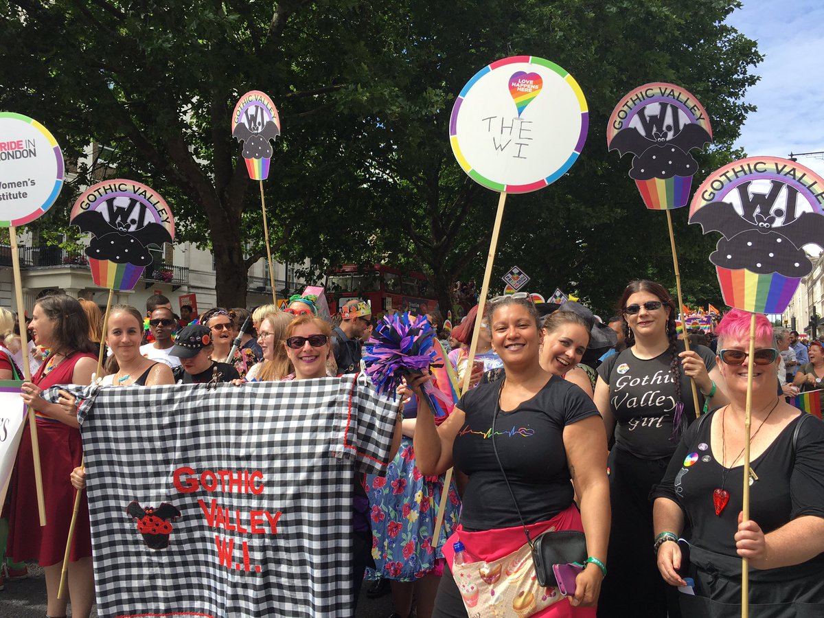 GothicValleyWI's tweet photo. And we're off! #gothpride https://t.co/ZtN85vcxzw