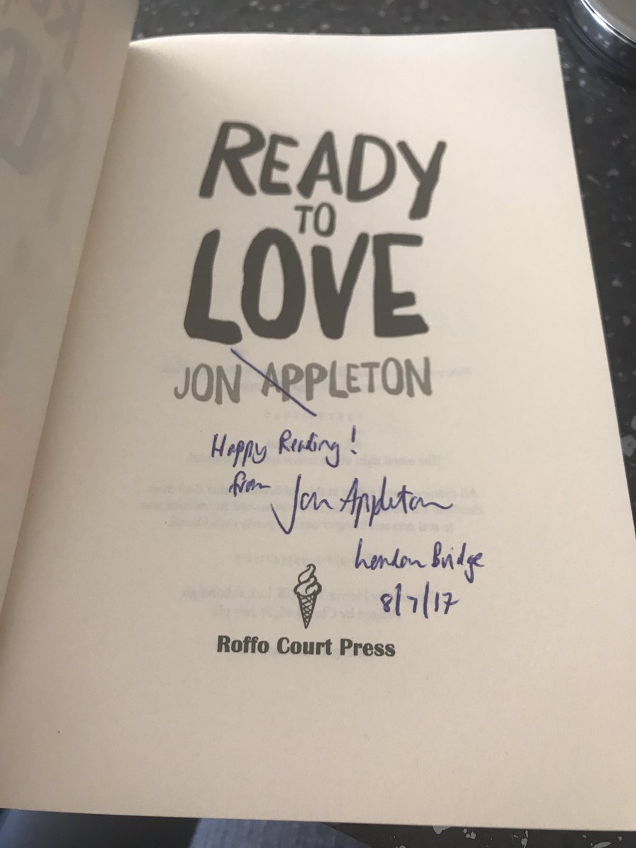 SalmaJK9's tweet photo. So excited to read #ReadyToLove by #JonAppleton @appletonsbooks https://t.co/AEGJ2BjrtZ