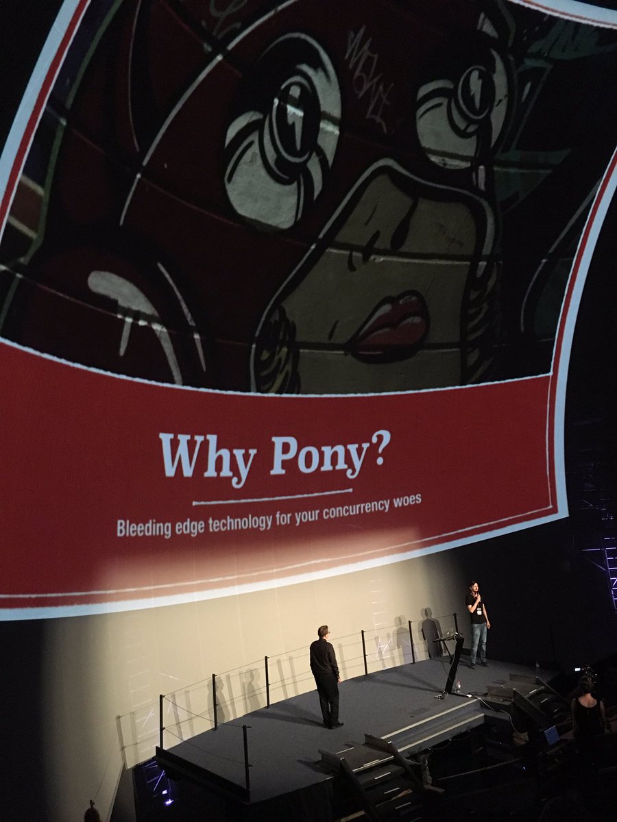nicoberger's tweet photo. And now: @SeanTAllen with "Why Pony?" #polyconf
https://t.co/A0q1oFXgmv https://t.co/7cKN5tLrQF