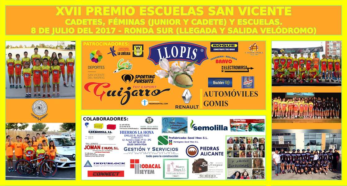 CT_Arocam_Cad's tweet photo. #SanVicente será hoy sábado nuestra primera cita de un intenso mes de Julio!! 12 vueltas a un circuito de 4 km, para completar 48 km!! 🚀🚀 https://t.co/hElJ0o9bsa