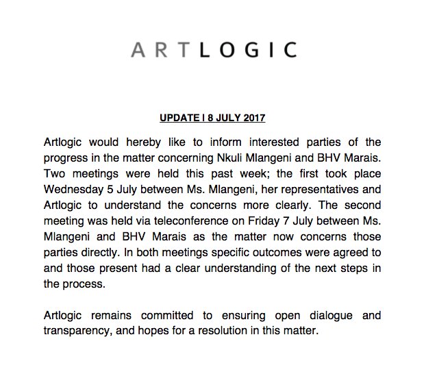 Artlogic tweet media