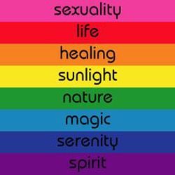 Let's remember what the flag stands for and have a fabulous day 🌈✌🏼 what's everyone's pride plans?im