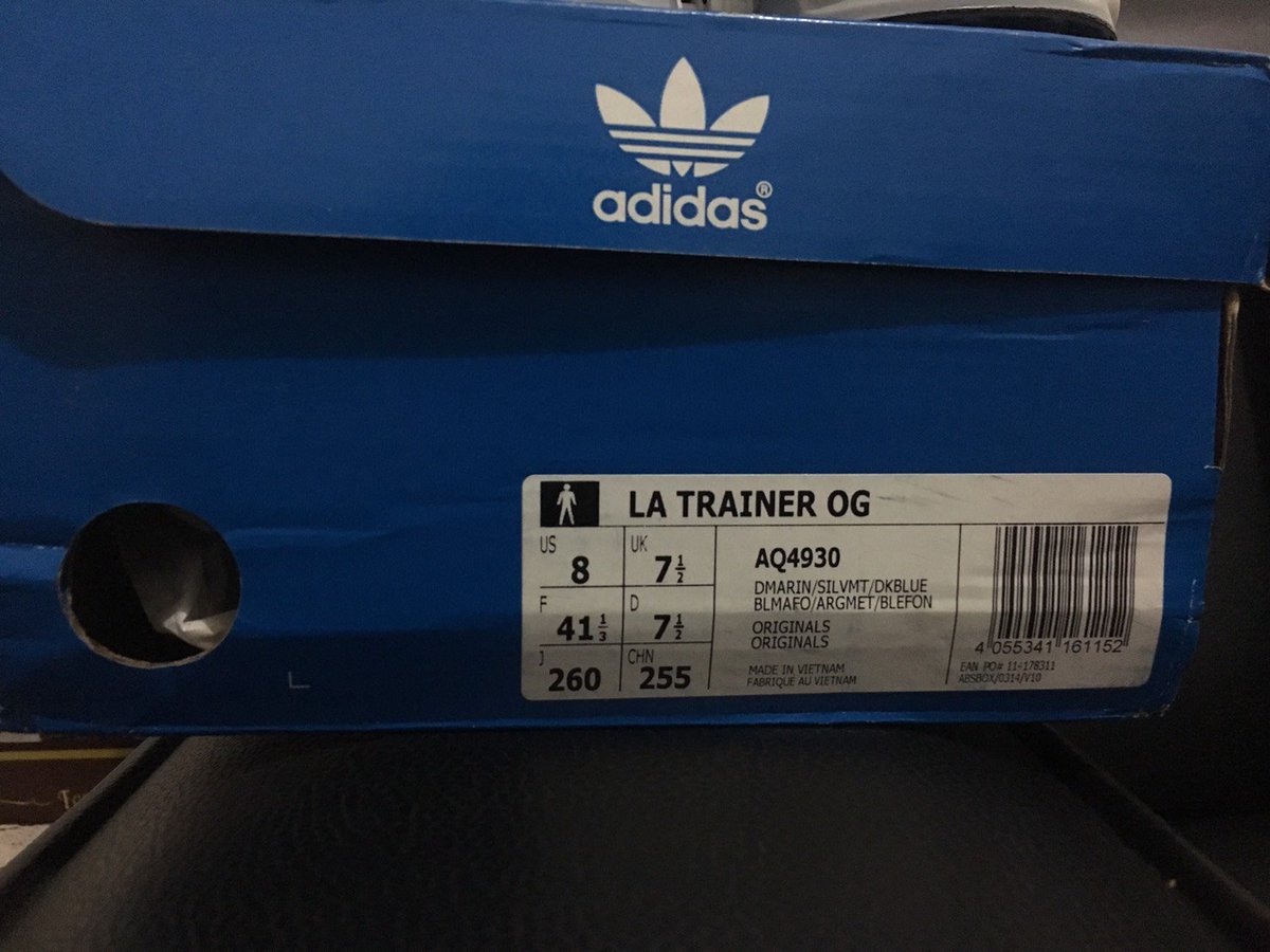 kick_class's tweet photo. BNIB
Adidas La trainer size 41 @jejualsepatu
Price langsung ke cp
Line herulramadan
Wa 082321997333
Bantu up suhu  @FS_80cs @jejualsepatu https://t.co/NtwVK16bpZ