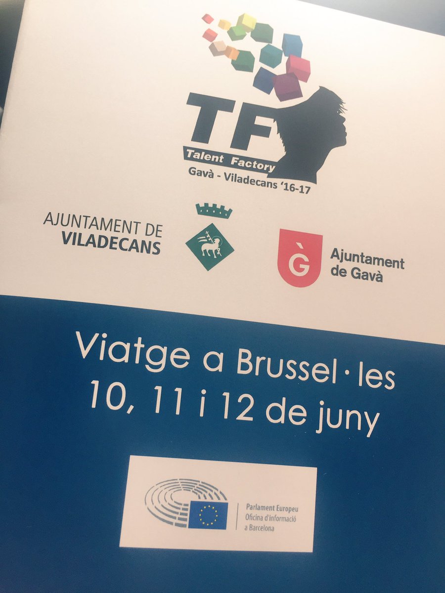 TFtalentfactory's tweet photo. Next Stop Brussels #TalentFactory2017 @AjuntamentGava @ViladecansTweet @MicrosoftES @Finnovaregio @Oriol_Lazaro @fgambus_eu @accio_cat https://t.co/t1mB5k2Q7f